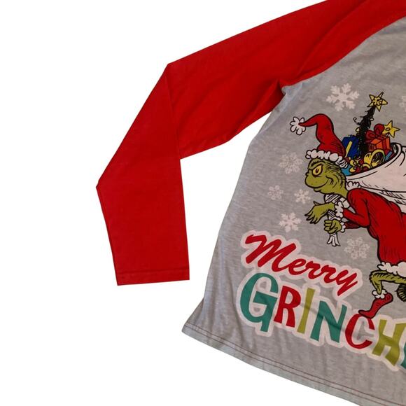 Dr Seuss The Grinch Men's Size S Merry Grinchmas Long Sleeve T-Shirt - Picture 10 of 13